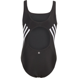 adidas 3-Streifen Badeanzug Kinder 095A - black/white 98