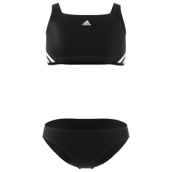 adidas 3-Streifen Bikini Kinder 095A - black/white 92