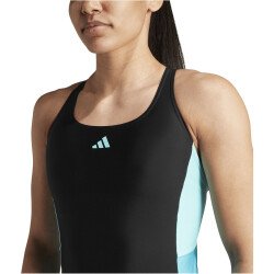 adidas Colourblock Badeanzug Damen 095A - black/flaaqu 40