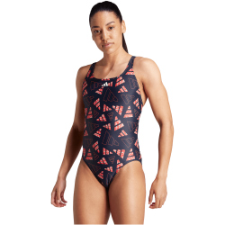 adidas 3 Bar Logo Graphic Badeanzug Damen AA35 -...