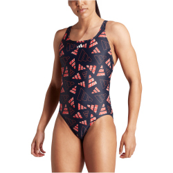 adidas 3 Bar Logo Graphic Badeanzug Damen AA35 -...