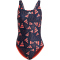 adidas 3 Bar Logo Graphic Badeanzug Damen AA35 - legink/brired 34