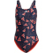 adidas 3 Bar Logo Graphic Badeanzug Damen AA35 - legink/brired 34