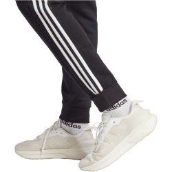 adidas Essentials 3-Streifen Tapered Cuff Jogginghose Herren 095A - black/white XXS