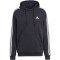 adidas Essentials 3-Streifen Hoodie Herren 095A - black XL