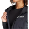 adidas TERREX Techrock Fleece Windjacke mit Kapuze Damen 095A - black XS