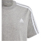 adidas Essentials 3-Streifen T-Shirt Kinder 83F7 - mgreyh/white 128