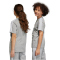 adidas Essentials 3-Streifen T-Shirt Kinder 83F7 - mgreyh/white 128