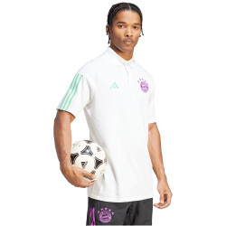 adidas FC Bayern München Tiro 23 Poloshirt Herren 001A - white S
