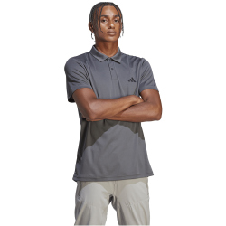 adidas Train Essentials Training Poloshirt Herren IB1066 - grey five/black XXL
