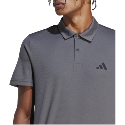 adidas Train Essentials Training Poloshirt Herren IB1066 - grey five/black XXL