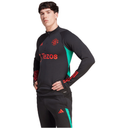 adidas Manchester United Tiro 23 1/4-Zip Trainingsoberteil Herren 095A - black S