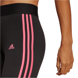 adidas Loungewear Essentials 3-Streifen Leggings Damen 095A - black/pulmag XS