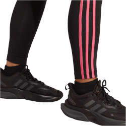 adidas Loungewear Essentials 3-Streifen Leggings Damen 095A - black/pulmag XS