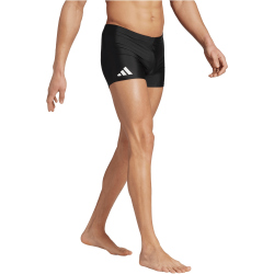adidas Solid Boxer-Badehose Herren 095A - black/white 6 (M)