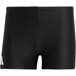 adidas Solid Boxer-Badehose Herren 095A - black/white 8 (L)