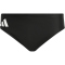 adidas Solid Badehose Herren IA7086 - black/white 4 (S)