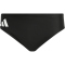 adidas Solid Badehose Herren IA7086 - black/white 4 (S)