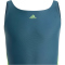 adidas 3-Streifen Badeanzug Kinder AEX3 - arcngt/luclim 110