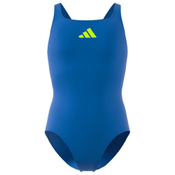 adidas Solid Small Logo Badeanzug Kinder 56F0 - broyal/luclem 116