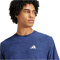 adidas Train Essentials Stretch Trainingshirt Herren IA3901 - dark blue/black/white S