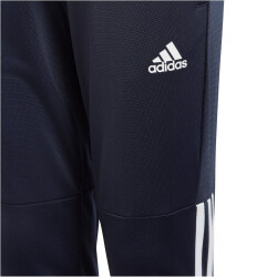 adidas Tiberio 3-Streifen Colorblock Shiny Trainingsanzug Kinder AA35 - legink/white/selubl 104