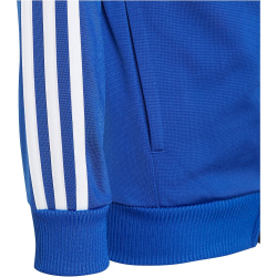 adidas Tiberio 3-Streifen Colorblock Shiny Trainingsanzug Kinder AA35 - legink/white/selubl 110