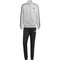 adidas Basic 3-Streifen Trainingsanzug Herren 83F7 - mgreyh/black XXL