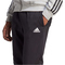adidas Basic 3-Streifen Trainingsanzug Herren 83F7 - mgreyh/black XXL