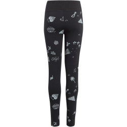 adidas Brand Love Allover Print Leggings Kinder 095A - black/white 128