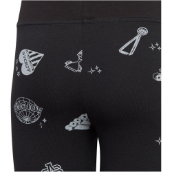 adidas Brand Love Allover Print Leggings Kinder 095A - black/white 128