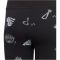 adidas Brand Love Allover Print Leggings Kinder 095A - black/white 128