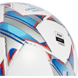 adidas UEFA Champions League Gruppenphase 2023/24 Fu&szlig;ball Herren 001A - white/silvmt/brcyan/s 5