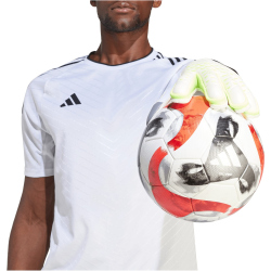 adidas Predator Match Torwarthandschuhe mit Fingersave Herren 001A - white/luclem/black 11.5