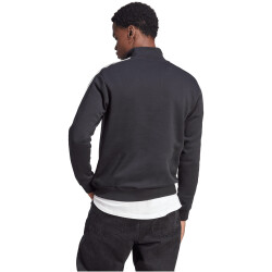 adidas Essentials 3-Streifen 1/4-Zip Sweatshirt Herren 095A - black XS