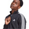 adidas Essentials 3-Streifen 1/4-Zip Sweatshirt Herren 095A - black XS