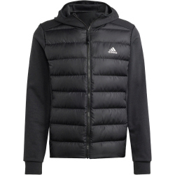 adidas Essentials Hybrid Daunenjacke mit Kapuze Herren 095A - black M