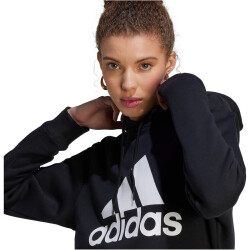 adidas Essentials Big Logo Regular Hoodie Damen 095A - black/white XS