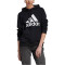 adidas Essentials Big Logo Regular Hoodie Damen 095A - black/white XS