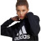 adidas Essentials Big Logo Regular Hoodie Damen 095A - black/white XS