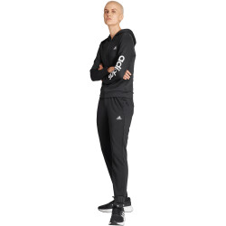 adidas Linear Trainingsanzug Damen 095A - black/white XXS