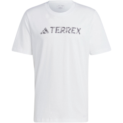 adidas TERREX Classic Logo T-Shirt Herren 001A - white L