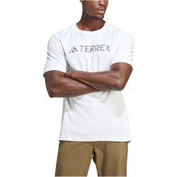 adidas TERREX Classic Logo T-Shirt Herren 001A - white L