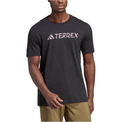 adidas TERREX Classic Logo T-Shirt Herren 095A - black S