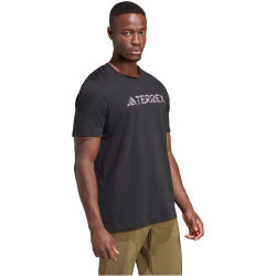 adidas TERREX Classic Logo T-Shirt Herren 095A - black S