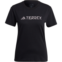 adidas TERREX Classic Logo T-Shirt Damen 095A - black XS
