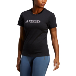 adidas TERREX Classic Logo T-Shirt Damen 095A - black XS