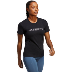 adidas TERREX Classic Logo T-Shirt Damen 095A - black XS