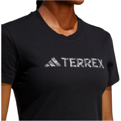 adidas TERREX Classic Logo T-Shirt Damen 095A - black XS