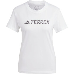 adidas TERREX Classic Logo T-Shirt Damen 001A - white XS